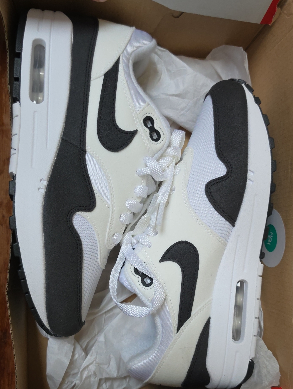 Nike Women's Air Max Sneakers White and Black "Panda"